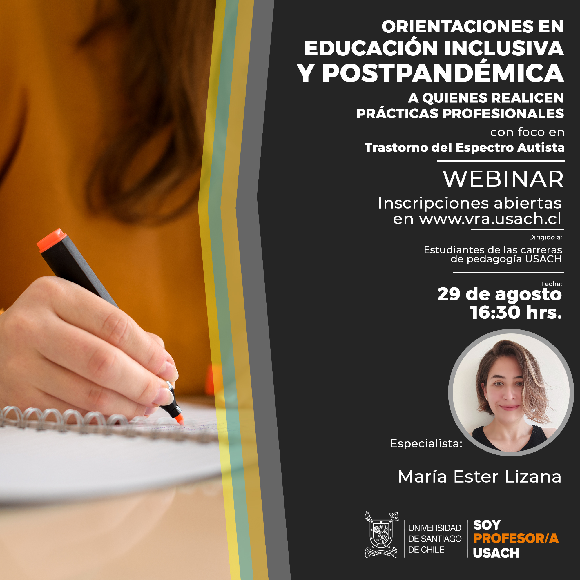 Webinar Orientaciones en Educación Inclusiva y Postpandémica