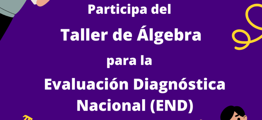 Taller de Álgebra para la Evaluación Nacional Diagnóstica (END)
