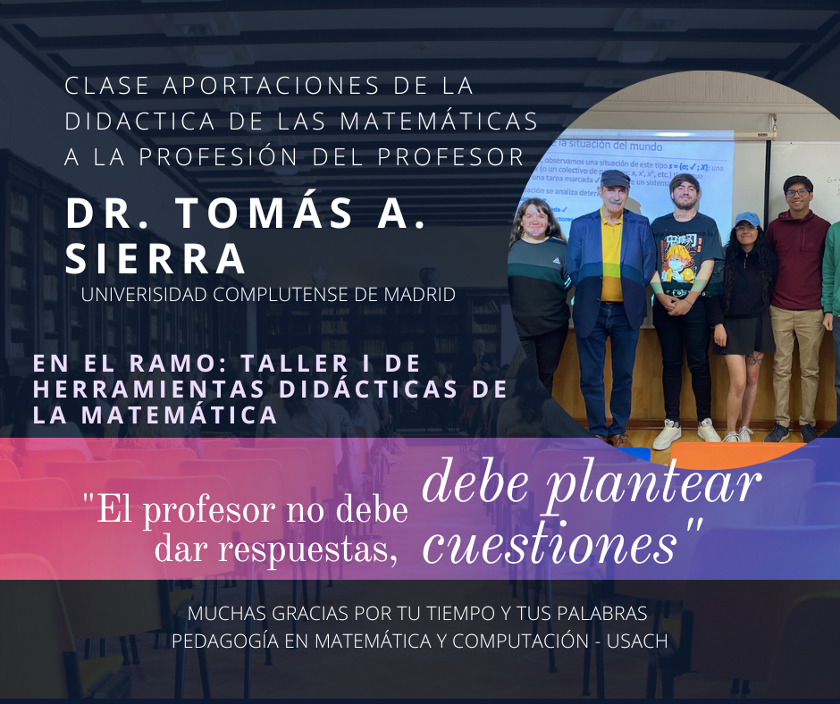 CLASE APORTACIONES DE LA DIDÁCTICA DE LAS MATEMÁTICAS A LA PROFESIÓN DEL PROFESOR