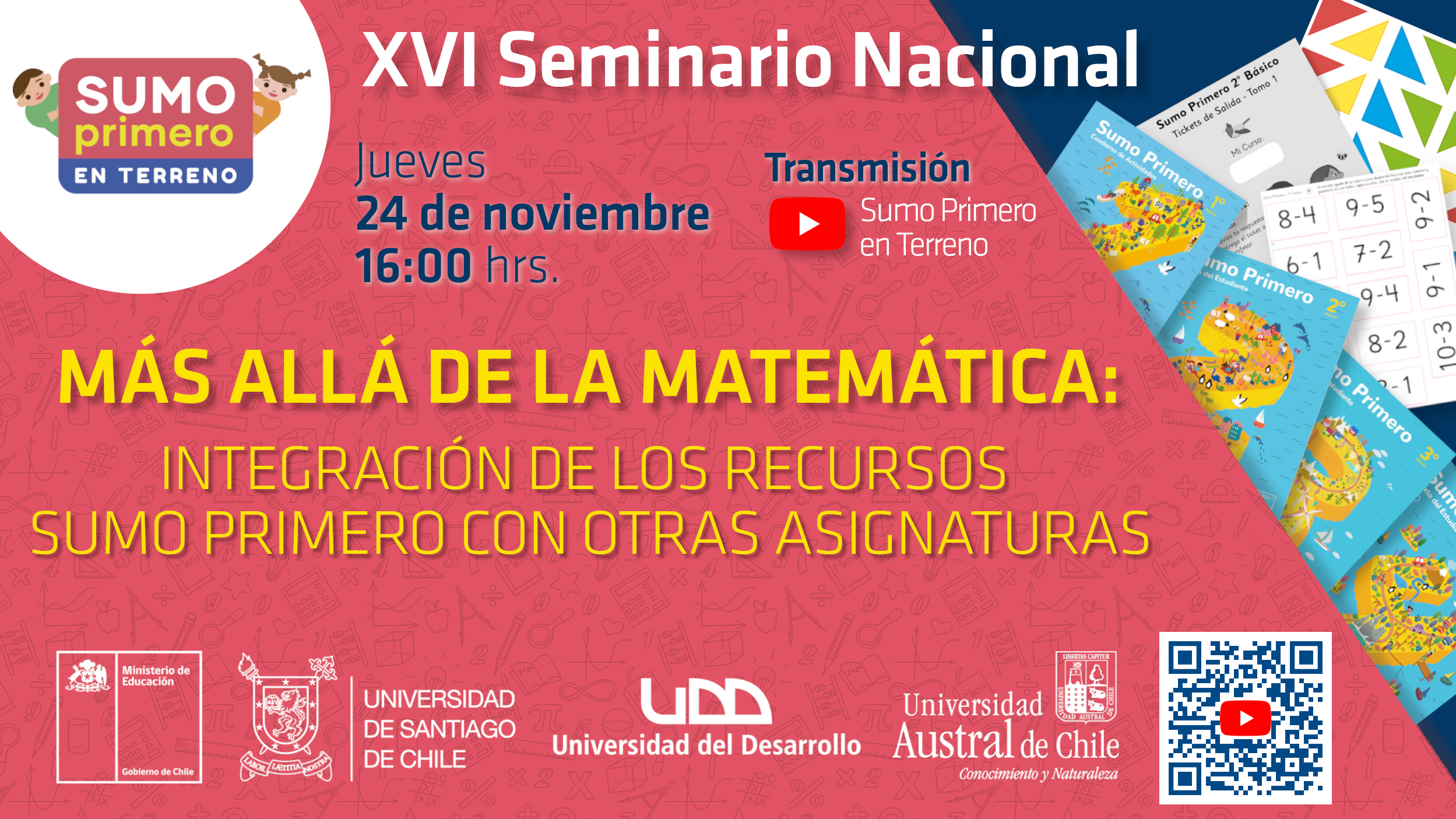 Invitación XVI Seminario Nacional del Programa Sumo Primero en Terreno