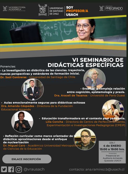 VI Seminario de Didácticas Específicas