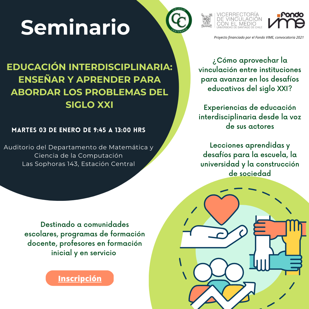 Seminario Educación Interdisciplinaria: Enseñar y Aprender para Abordar los Problemas del Siglo XXI