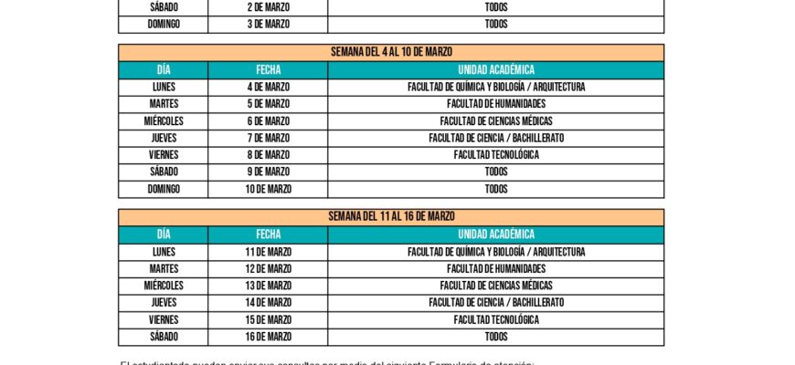 CALENDARIO INSCRIPCIÓN DE ASIGNATURAS 2024-01