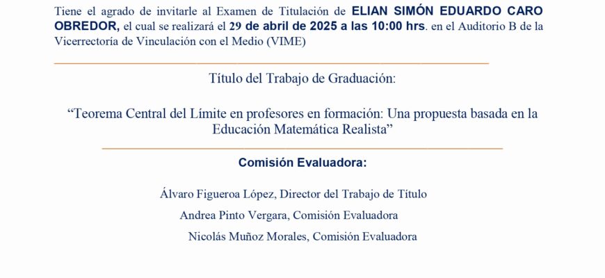 Invitación Defensa de Tesis Elian Caro Obredor