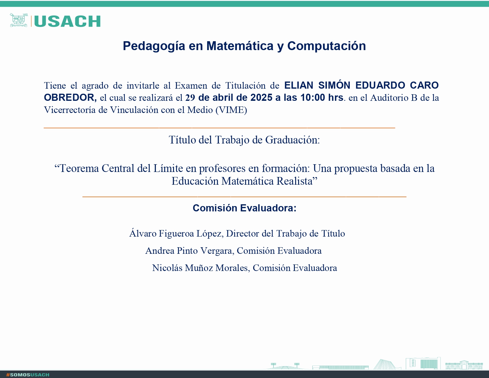 Invitación Defensa de Tesis Elian Caro Obredor