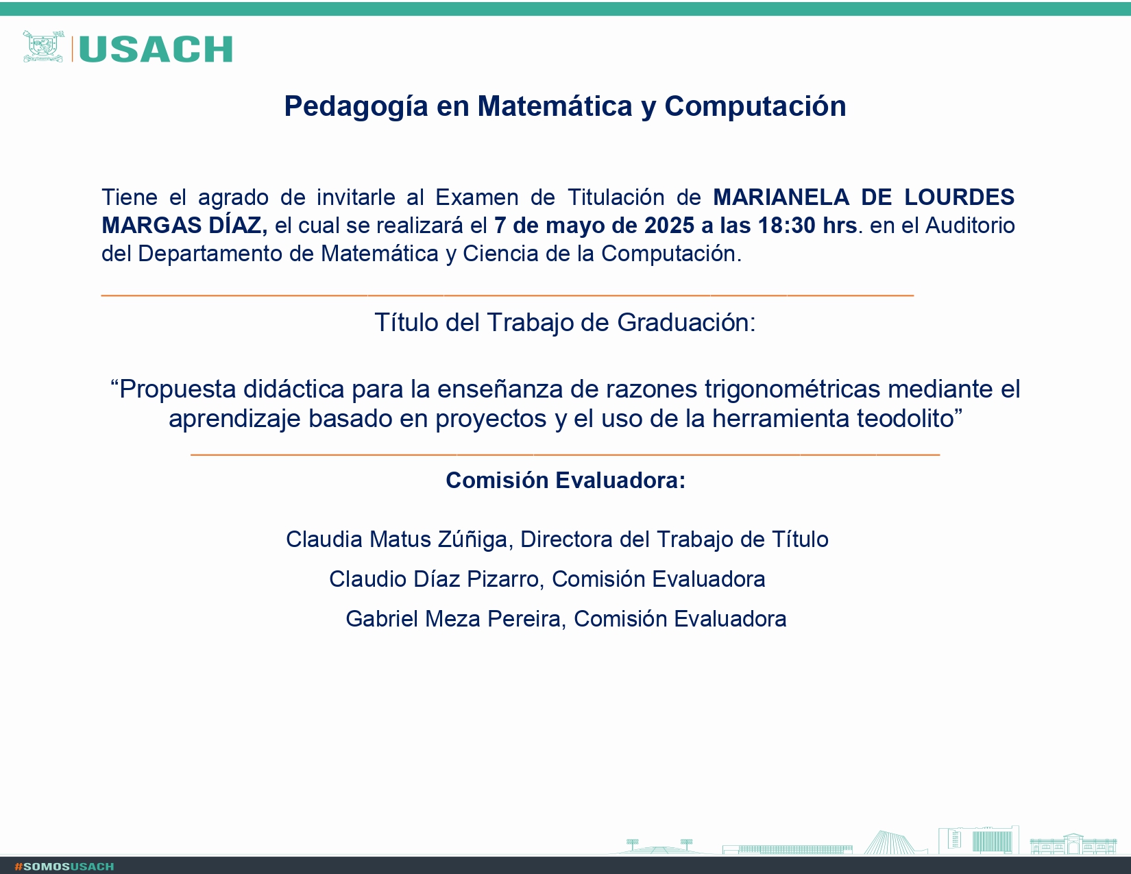 Invitación Defensa de Tesis Marianela Margas Díaz