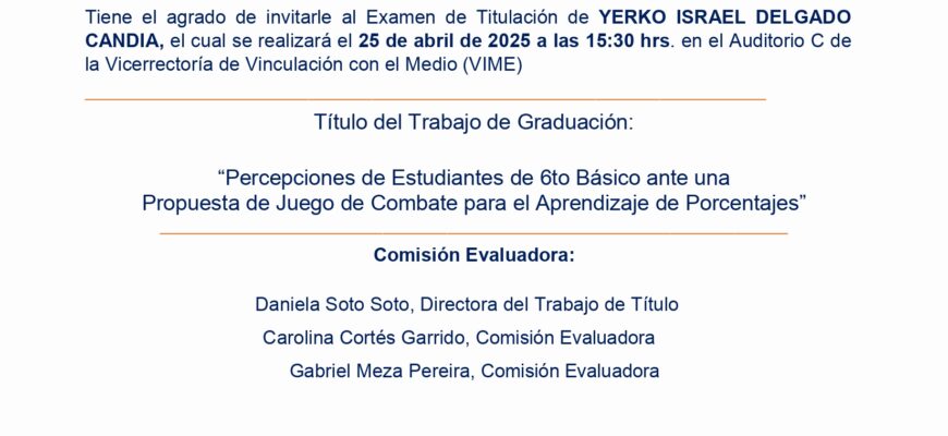 Invitación Defensa de Tesis Yerko Delgado Candia